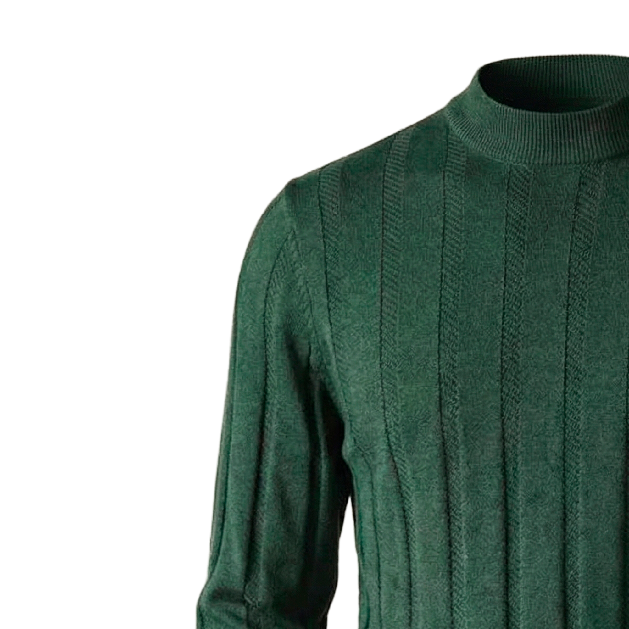 Kingsbridge Ribbed Mock Neck